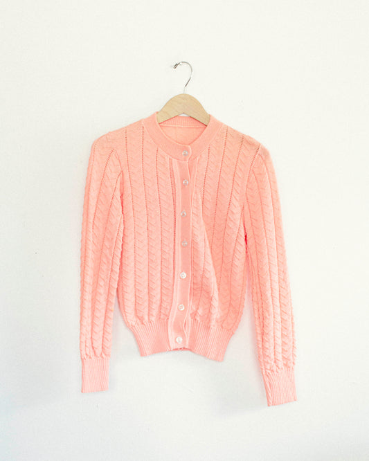 Shell Pink Cardigan