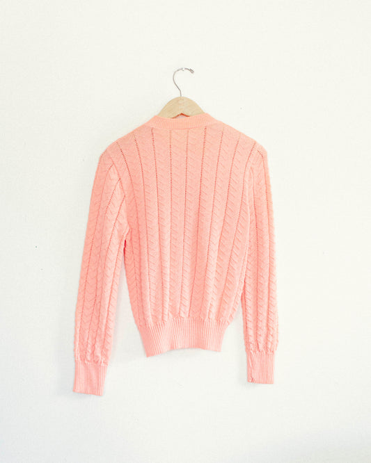 Shell Pink Cardigan