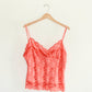 Coral Lace Cami