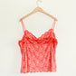 Coral Lace Cami