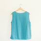 Turquoise Linen Tank