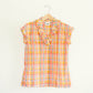 Peach Plaid Shirt