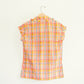 Peach Plaid Shirt