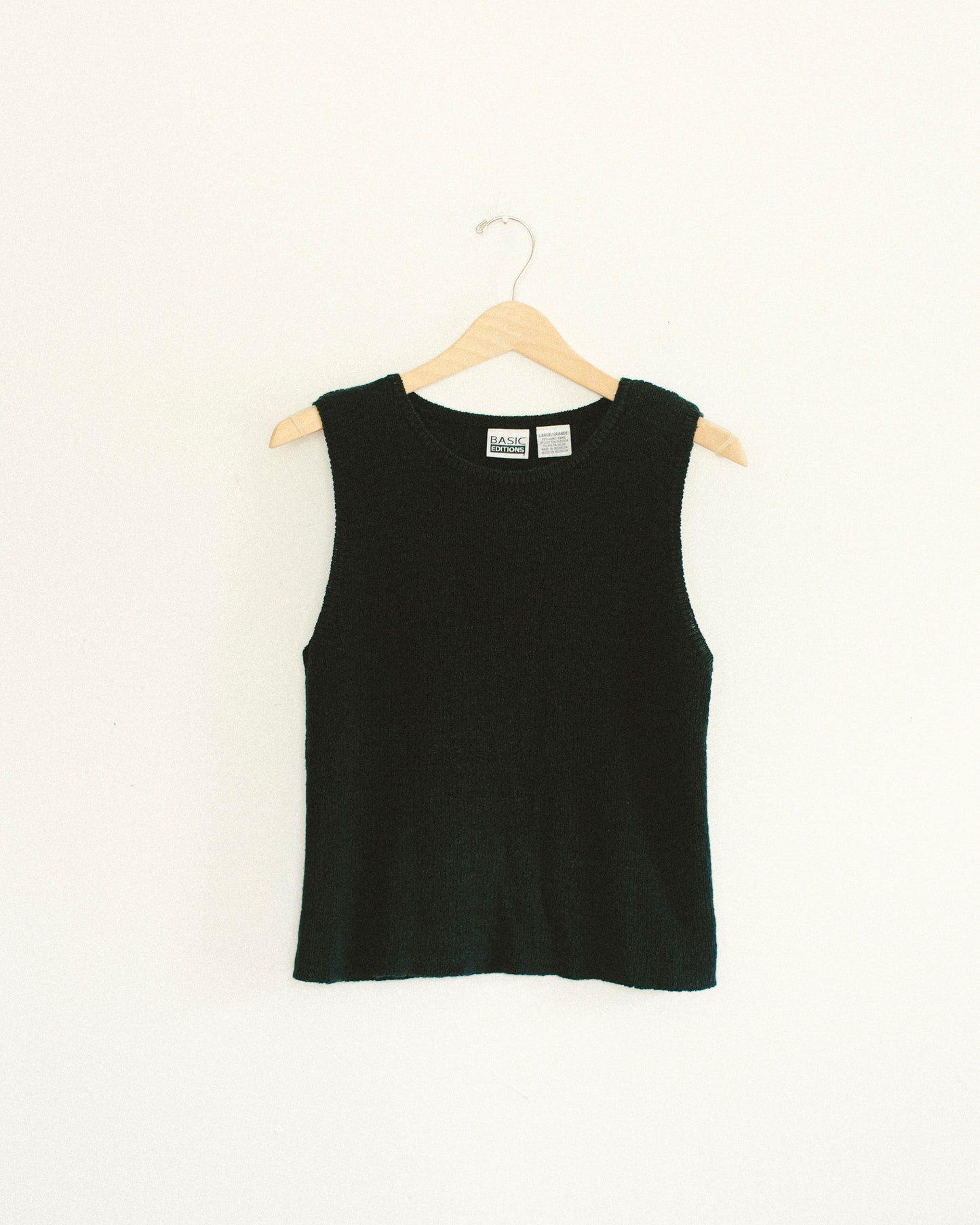 Licorice Knit Tank