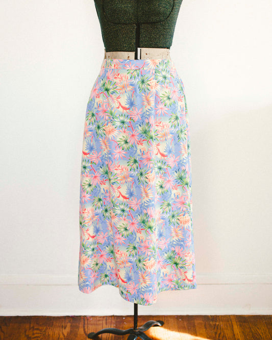 Flamingo Midi Skirt