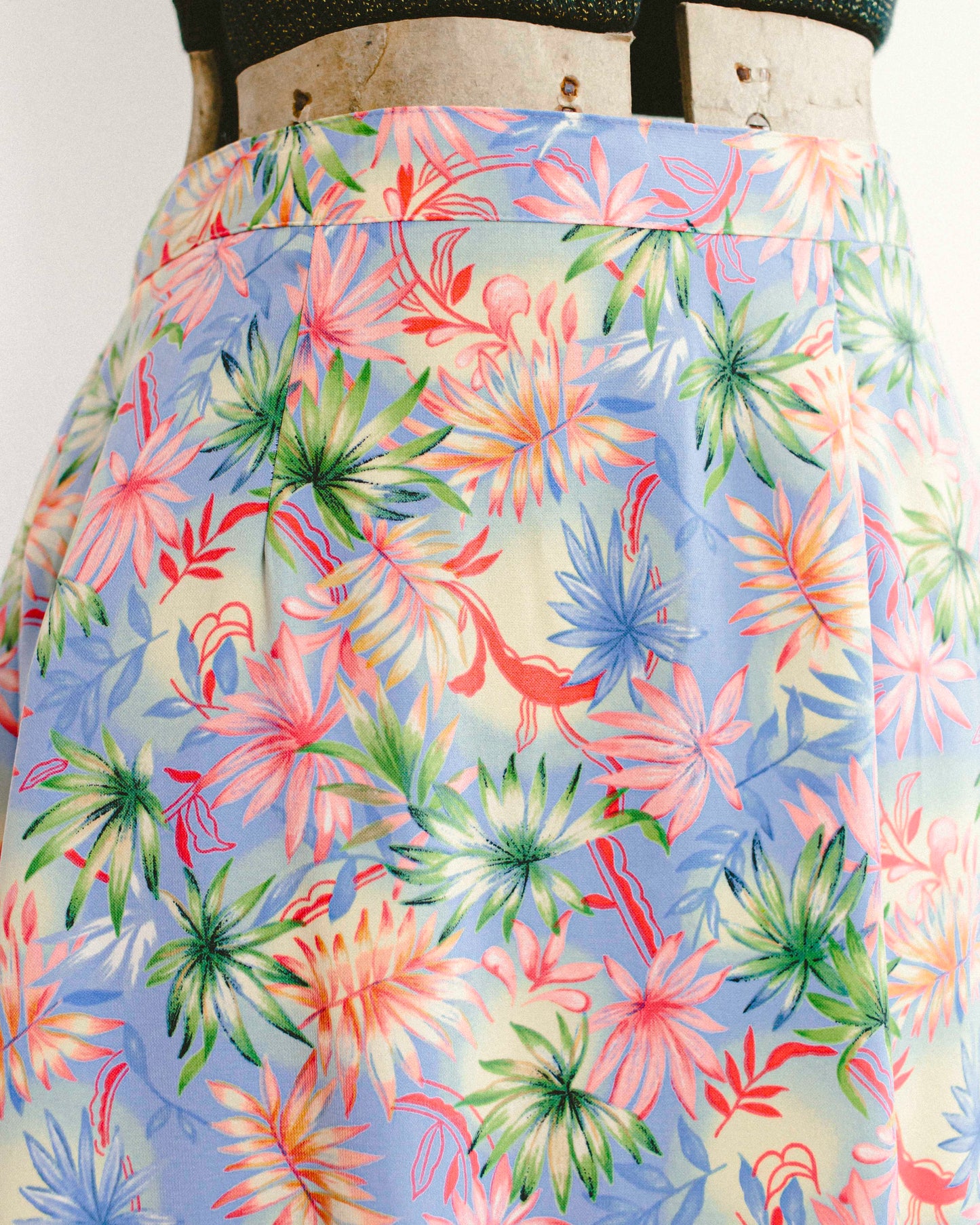 Flamingo Midi Skirt