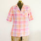 Candy Plaid Button Up