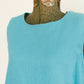 Turquoise Linen Tank