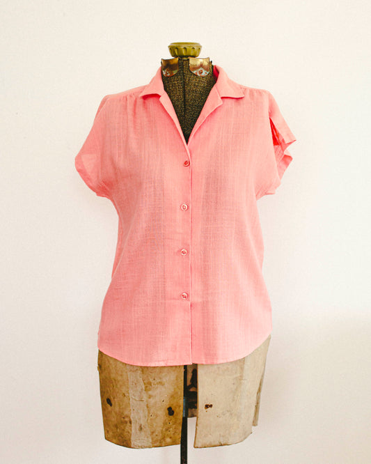 Grapefruit Button Up