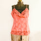 Coral Lace Cami