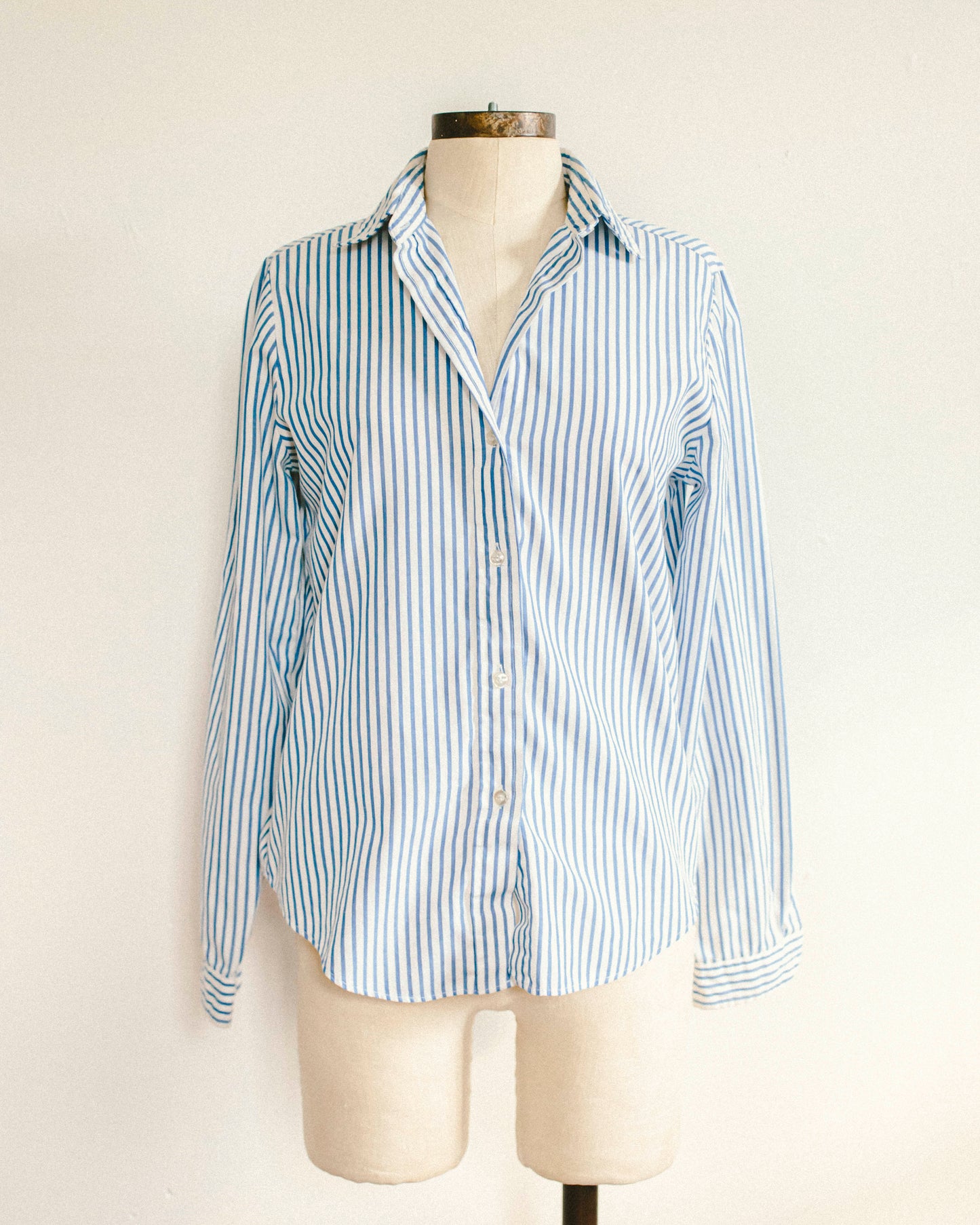 Breezy Striped Button Up