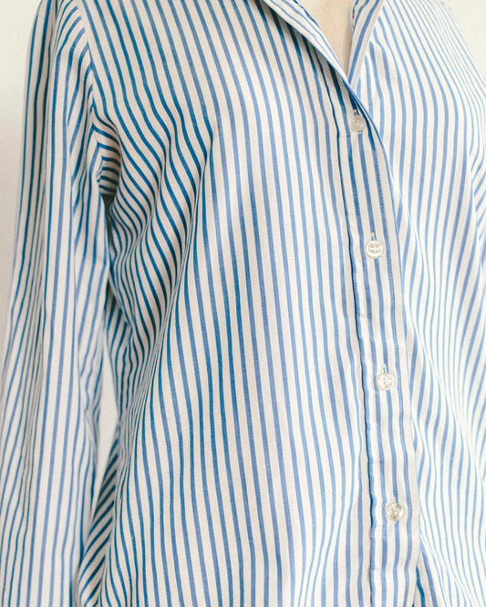 Breezy Striped Button Up