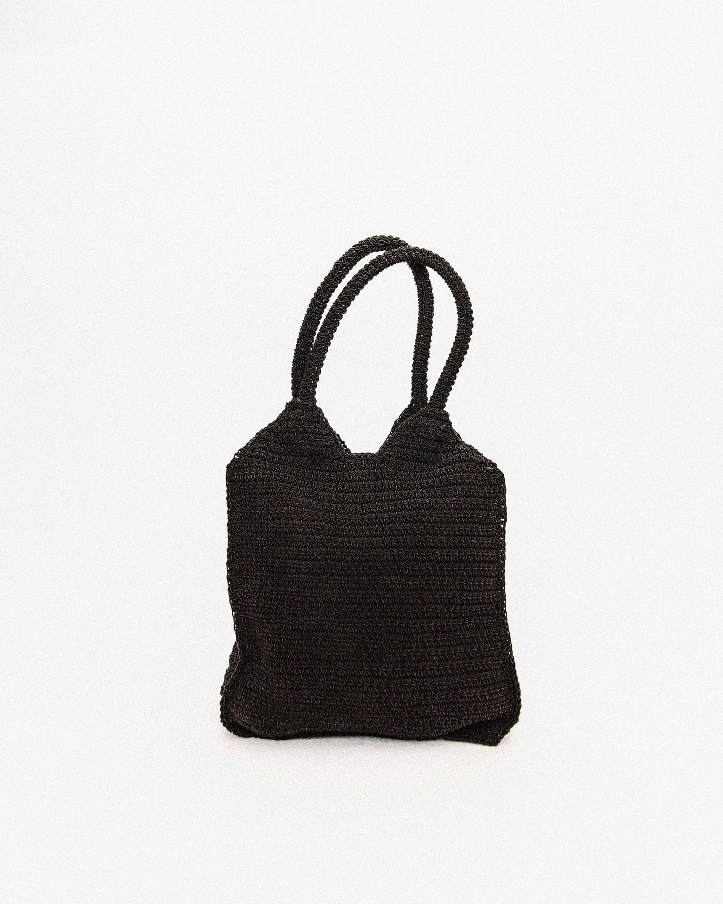 Bolso de punto negro