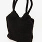 Black Knit Handbag
