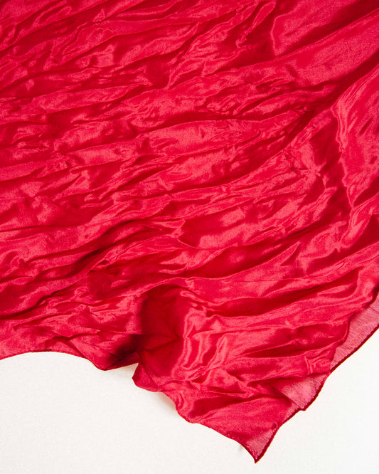 Hot Pink Silk Scarf