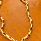 Paper Chain Gold Necklace