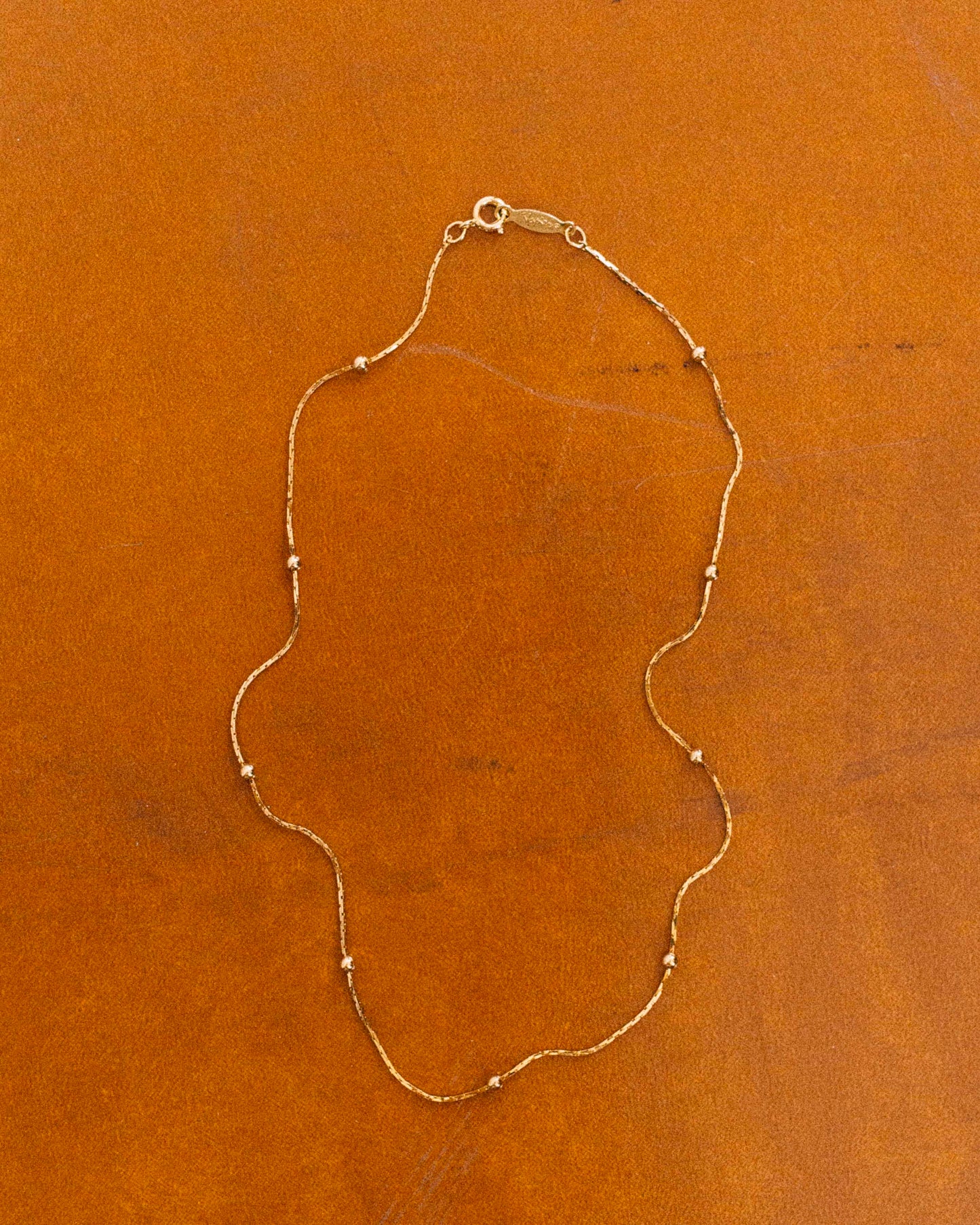 Dotted Delicate Chain Necklace